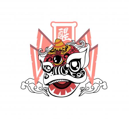 醒狮图片霸气 logo图片